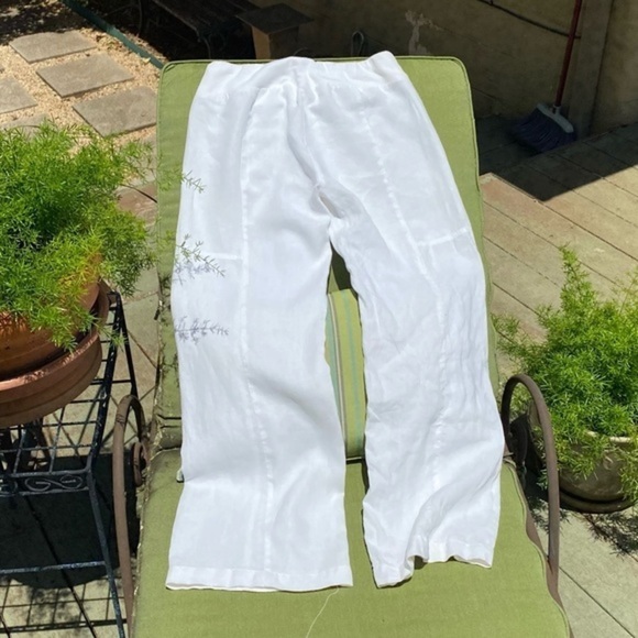 Eileen Fisher Pants - Eileen Fisher linen pants. New condition. Drawstring elastic waist